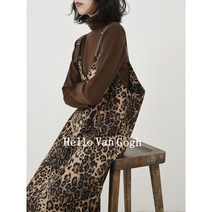 에떼르나 호피원피스 호피뷔스티에원피스 호피나시원피스 뷔스티에원피스 나시원피스
