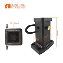 카라반 캠핑카 2인치 히치 리시버 튜브 어댑터 볼트 견인 바 트레일러 부품 캠퍼, 한개옵션0