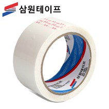 삼원테이프 OPP 컬러 박스테이프 백색 흰색 40M, 24개