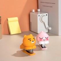 카카오 미니 스테플러 (10호침사용)/ 휴대용품 책상 서류 소품 문서 제본, 라이언(138937)