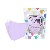 미연다 새부리형 2D 숨편한 귀편한 패션 12가지 컬러 마스크 대형 50매 +10매, 바이올렛