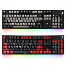 COX CK104 RGB BAR 투톤 이중사출 게이트론 기계식 __, 청축, 블랙그레이