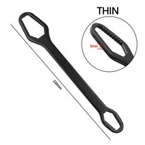 8 ~ 22mm 범용 Torx 렌치 자체 조임 조정 가능한 안경 보드 더블 헤드 스패너 공장용 수공구, 02 Black
