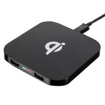 삼성 갤럭시 S8 S10용 무선 고속 충전기 Note Iphone 12 USB Qi 패드 Pro Max, 01 다크 그레이