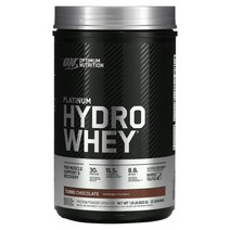 옵티멈 플래티넘 하이드로웨이 터보 초콜릿 820g 1.8lb 프로틴 파우더 드링크 Hydrowhey, 1개, 기본