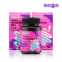 장건강 케어 캐나다 특허 유산균 3종/ 프로바이오틱스 + 아연 + 비타민 D /1일 섭취량 100% 함유 60일분!, 60캡슐(60일분)