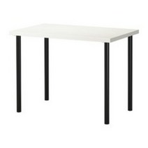 이케아 LINNMON ADILS 100x60 테이블 책상, 상판 화이트 다리 화이트 4개