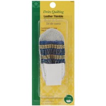 Dritz 3066 Leather Thimble One Size Fits All null, 1, White