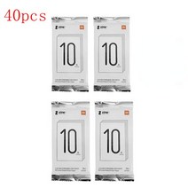 샤오미 포토프린터 Xiaomi-오리지널 ZINK 포켓 미니 포토 프린터 자체 접착 사진 인쇄 10 50/100 매 샤, 03 40pcs