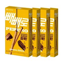 롯데 초코필드 빼빼로 53g 4개 빼빼로데이 탕비실 어린이집 수능 사무실간식 주전부리 하트, 23개