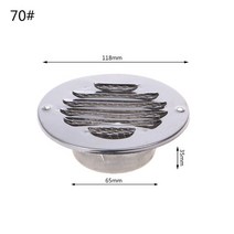 닥트 덕트 호스 자바라 스테인레스 외벽 공기 환기 그릴 원형 70mm 80mm 100mm 120mm 150mm 160mm 180mm, 6.7mm