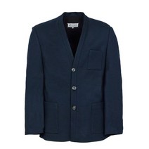 메종마르지엘라 남성 스티치 노칼라 재킷 S50BN0504 S24362 511 NAVY