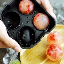 아이스 봉봉 김지석 왕 얼음 틀 요술 트레이 다이소 구슬 큐브 실리콘몰드 공 언더락 빅볼, 스카이블루