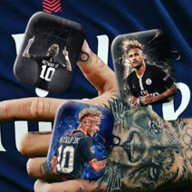 와우박스 주문제작 리그앙 PSG 파리생제르망 네이마르 축구 선수 에어팟 버즈 무선 이어폰 케이스, 유광 하드케이스, 에어팟 프로