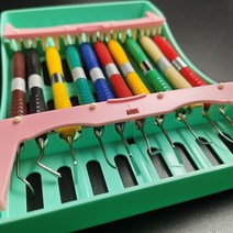 책 소독기 다용도 살균기 치과 살균 상자 랙 플라스틱 외과 오토 클레이브 카세트 파일 버어 소독 인 스트, 02 10 Holes-Gray