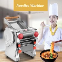 가정용반죽기 머랭치기 제빵발효기 베이킹핸드믹서 가정용상업용 전기 반죽 시터 스테인레스 스틸 국수 메이커 롤러 프레스 기계, 1.8mm Round Noodles+110V+AU