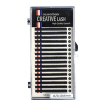 태강산업 언더래쉬 아래속눈썹 짧은속눈썹 인조 속눈썹, 굵기 0.07 - JC컬 6mm, 1개