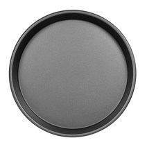 Decdeal 두꺼운 탄소강 붙지 않는 피자 제빵기구 원형 오븐용 베이킹 도구, 9 inch