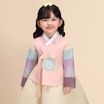이설한복 820 봄꽃당의 여아용 한복세트