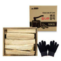 밴프 참나무 장작 CE242, 10kg, 3개