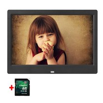 전시용모니터 승강기 디지털액자 스마트 전자앨범 10.1 인치 hd 사진 프레임 hd, 우리 플러그, 블랙 8GB