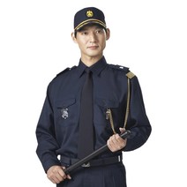 추동 경비복 KSK-25 곤색 상의 경비 근무복 가을 겨울 회사 잠바 자켓 근무복 유니폼 남성 여성 일육, 상의-곤색, KSK-25(동)-3XL(110)