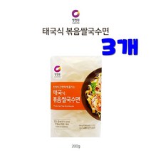 *댕이몰* 청정one ㅌrl국식 볶음쌀국수면 200g - 팟타이 팟씨유등등 다양한 볶음 요리, 3개