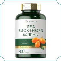 칼라일 씨벅톤오일 비타민나무 산자나무 오메가7 2200mg 200정