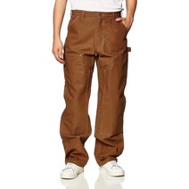 칼하트 워크 팬츠 더블 프론트 워시드 B01