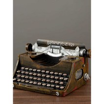 한글 타자기 빈티지 수동 키보드 옛날 자판 앤틱 소품, B (하단 이미지 참조)