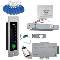 주택대문 RFID 키패드 지문 액세스 컨트롤러 5 또는 6 와이어 실패 안전 게이트 도어 제어 시스템에 대 한, 02 fail safe wifi