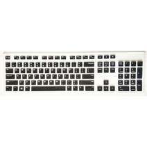 Dell 데스크탑 컴퓨터 용 키보드 스킨 커버 보호대 kb216p kb216t KB216 KM636, Backlit-black