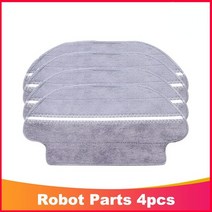 Xiaomi Mi Robot Vacuum-Mop Pro STYJ02YM Hepa 필터 메인 브러시 롤러 걸레 천 사이드 클리너 진공 청소기, 12 4 Mop Cloth