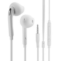 가성비헤드셋 유선헤드셋 어학용헤드셋 유선 이어폰 3.5mm 잭 표준 소음 제거 이어폰 마이크 스포츠 스테레오 이어폰 전화 pc 모바일 저렴한 이어폰, 하얀색