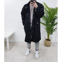 오버핏 봄 캐주얼 빅사이즈 롱 야상점퍼