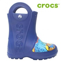 크록스 아동 부츠 41- 205536-4GX Kids Crocs Fun Lab Dinosaur Rain Boot