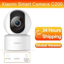 애견모니터 베이비모니터 무선cctv 샤오미-IP 미니 360 ° 카메라 C200 / 글로벌 버전 HD 와이파이 나이트, 01 24HourShipping C200