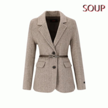 숲 SOUP 헤링본 테일러드 변형 자켓_K SYAJK85