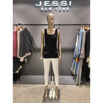 제시뉴욕 제시뉴욕 스퀘어넥 라인배색 니트티 JB35NSKO3270