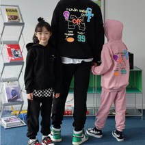 아동 주니어 상하복 엄마랑 아빠랑 커플룩 초등학생 고학년 트레이닝복 세트