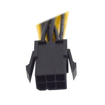 컴퓨터 케이블 hdmi 광부 Molex 6 핀 PCI E 2 * 8 + 그래픽 비디오 카드 VGA 분배기 허브 전원 케이블 6pi, 01 21cm