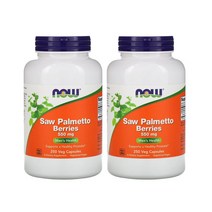 나우푸드 쏘팔메토 베리즈 550mg 캡슐 250개 X2병