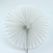 화이트 컬러 종이 랜턴 웨딩 베이비 샤워 생일 장식 꽃 공 공기 풍선 램프, 40CM, Paper fan W