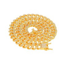 빅윈 힙합 셀럽 지르콘 큐빅 볼드 체인 22인치 목걸이 N93