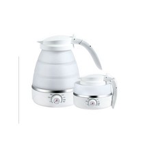 캠핑커피포트 차 미니 분유 우유 라면 출장 여행용, 스위치 모델( 핸들 핑크 + 보관 가방)