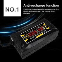납산 배터리 범용 완전 자동 빠른 스마트 배터리 충전기 12v 6A 납산/젤 LCD 디스플레이 EU 플러그 미, CHINA_EU Plug 12V 6A