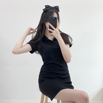 반팔 긴팔 카라미니원피스 허리 뒷리본 칼라넥 데이트 꾸안꾸 데일리 캐주얼 원피스