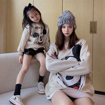 가족사진의상 2023년 초가을 특별 부모-자식 의류 3-4인 가족을 위한 새로운 양털 스웨터 재킷 순면 가족 초상화 의류