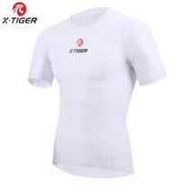 자전거 복 겨울 라이딩 복장 겨울용 의류 사이클복 X TIGER Pro 쿨 메쉬 초경량 사이클링 기본 레이어 반팔 셔츠 통기성 사이클링 저지 사이클링
