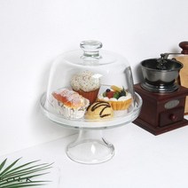 아트박스/아로마타임 프레쉬 미니 케이크 유리돔 브레드박스, 옵션선택:유리돔